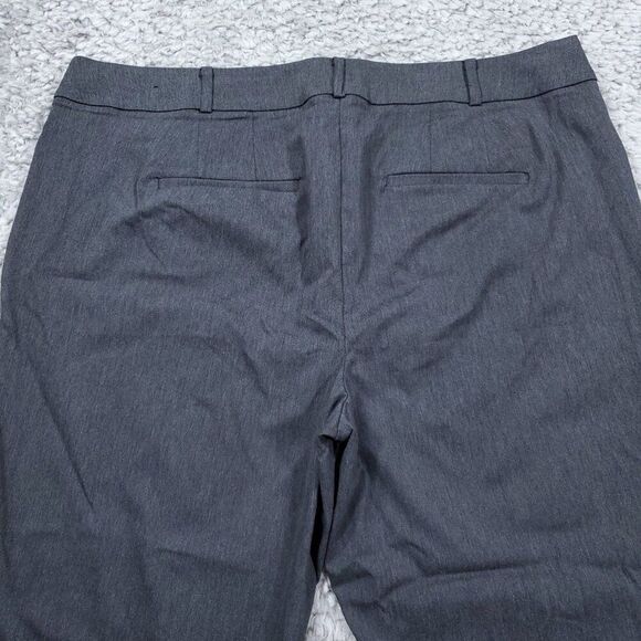 Lane Bryant Allie 26 Long Gray Straight Leg Stretch Dress Pants Size 26L - Picture 3 of 10